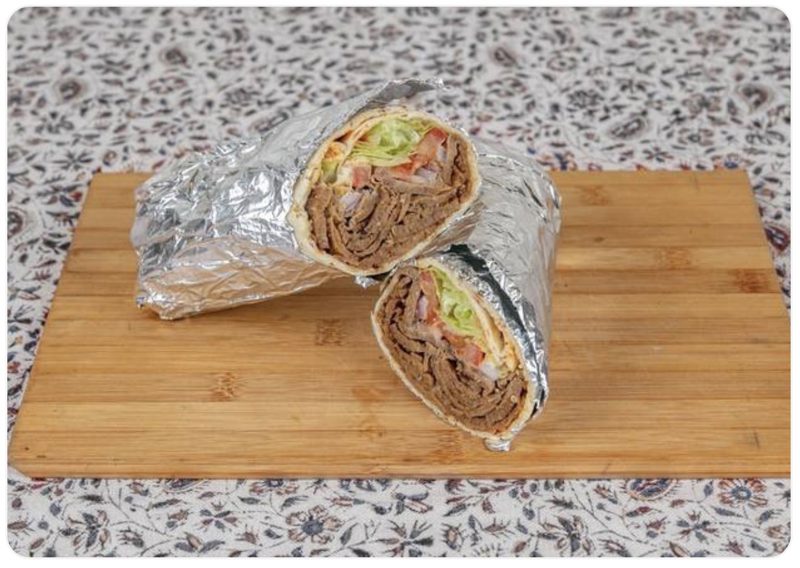 Lamb Kebab Wrap